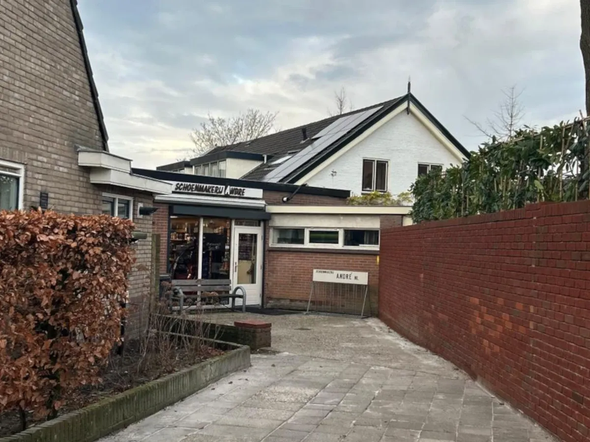 Ingang van de winkel